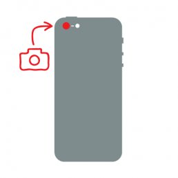 Réparation Appareil photo arrière iPhone 5 - 5C