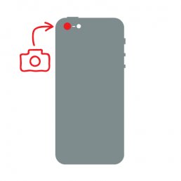 Réparation Appareil photo arrière iPhone 5S - SE 2016